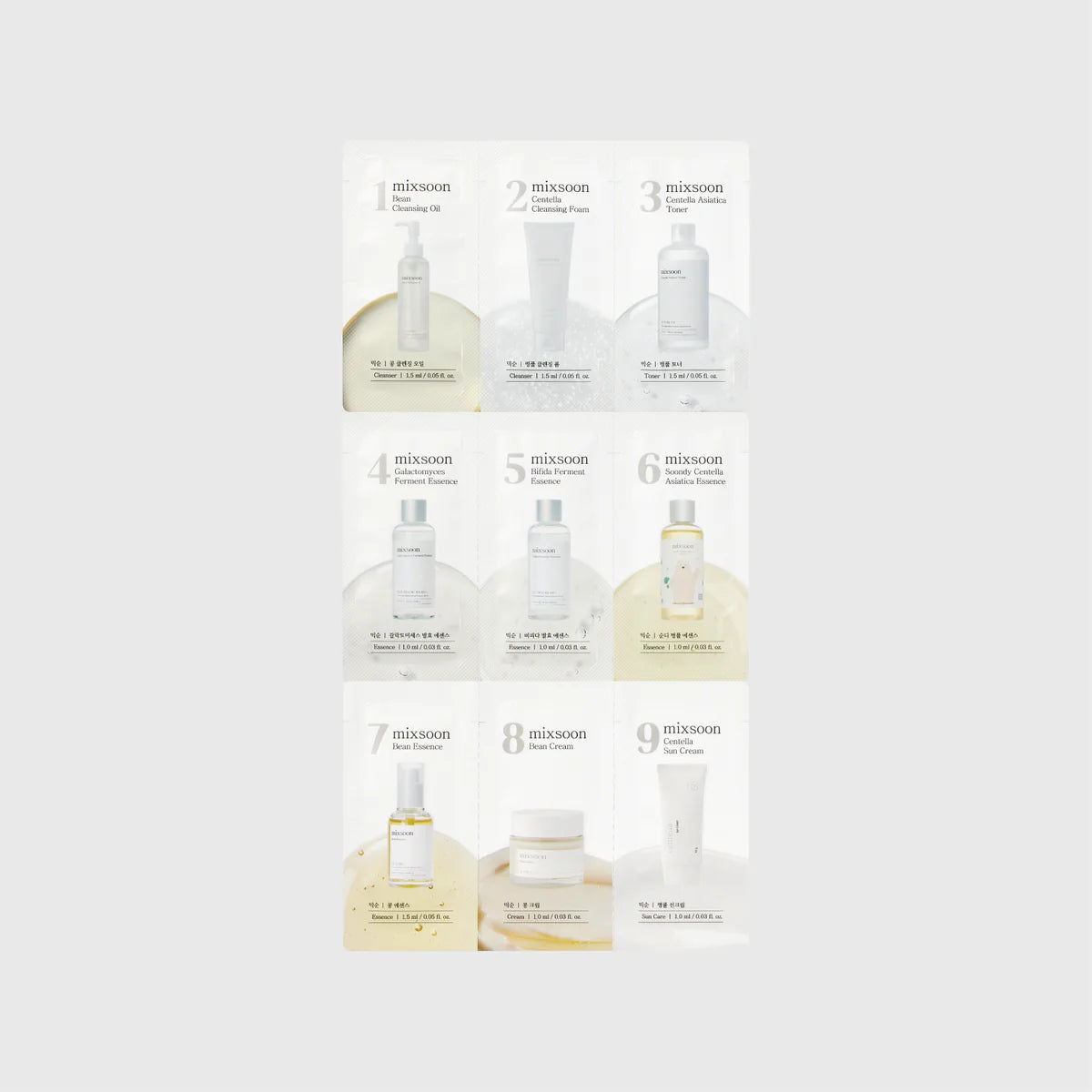 mixsoon KIT de prueba 9 pasos