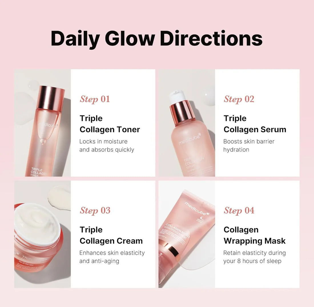 Kit MEDICUBE Collagen Booster Glow